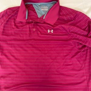 Maroon under Armour polo